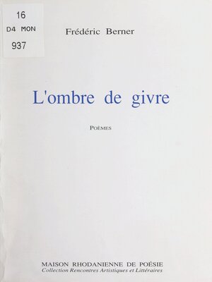 cover image of L'ombre de givre